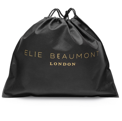 Elie Beaumont Designer WOVEN Leather Crossbody Bag - Powder Blue