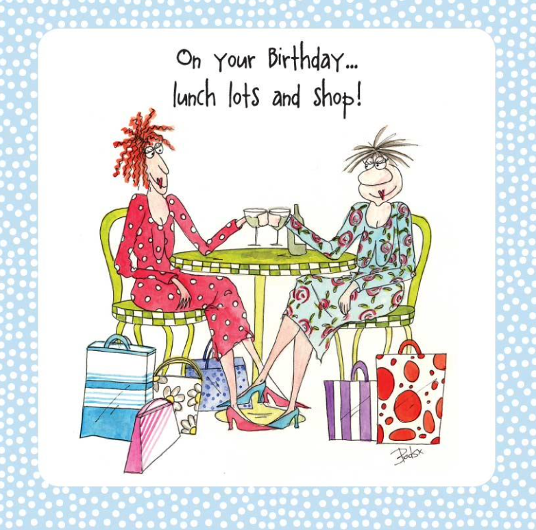 Camilla & Rose Birthday Card -Lunch Lots