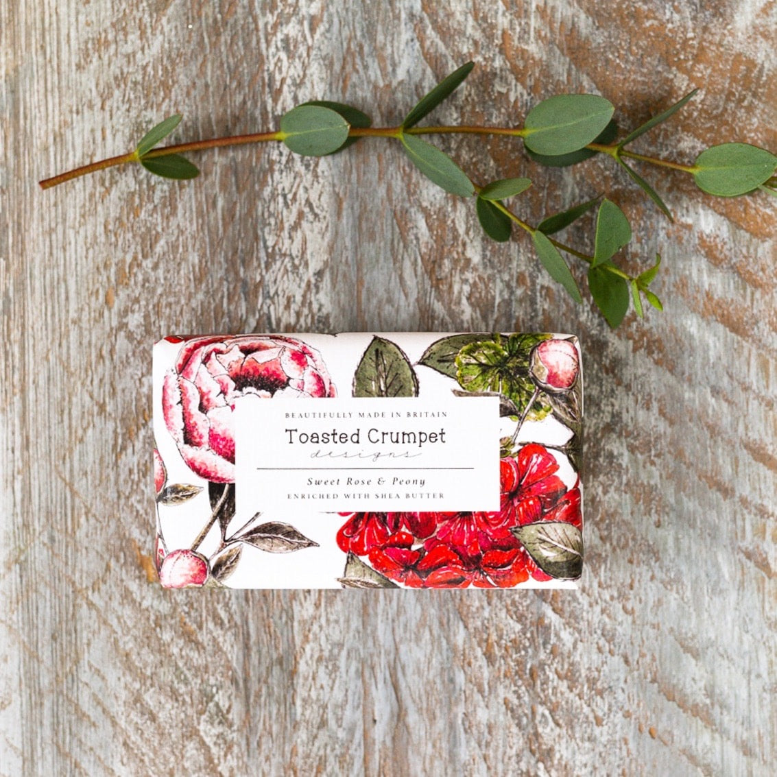 Toasted Crumpet - Sweet Rose & Peony 190g Soap Bar