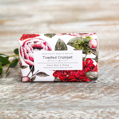 Toasted Crumpet - Sweet Rose & Peony 190g Soap Bar