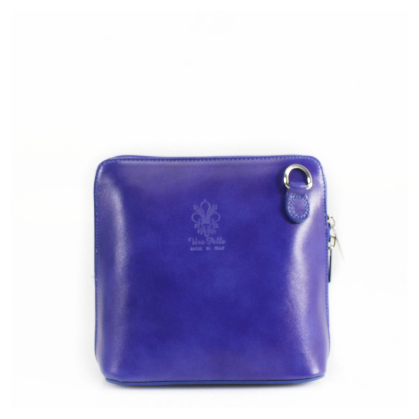 Leather Mini Crossbody Handbag - Royal Blue