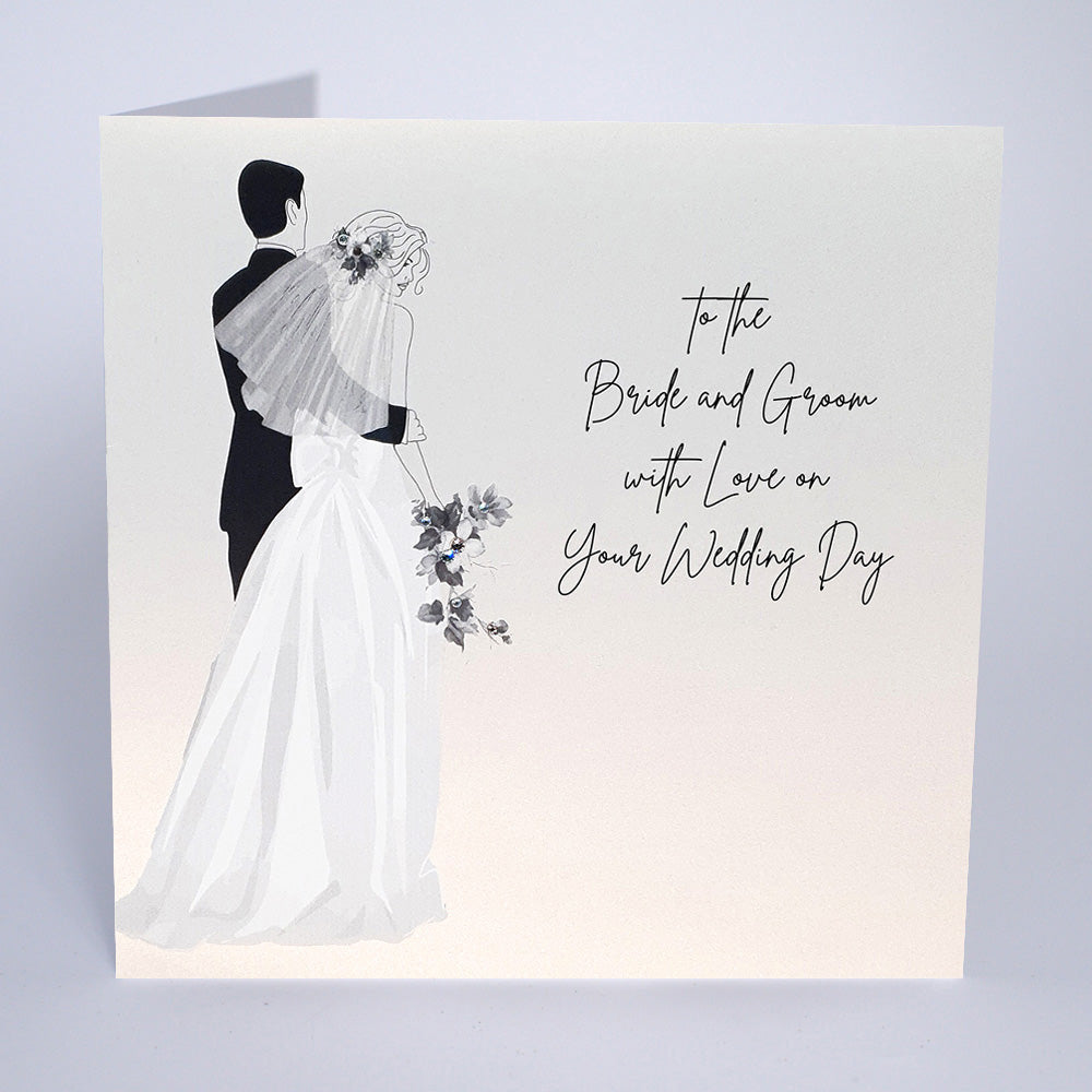 Five Dollar Shake Bride & Groom With Love on Your Wedding Day Card
