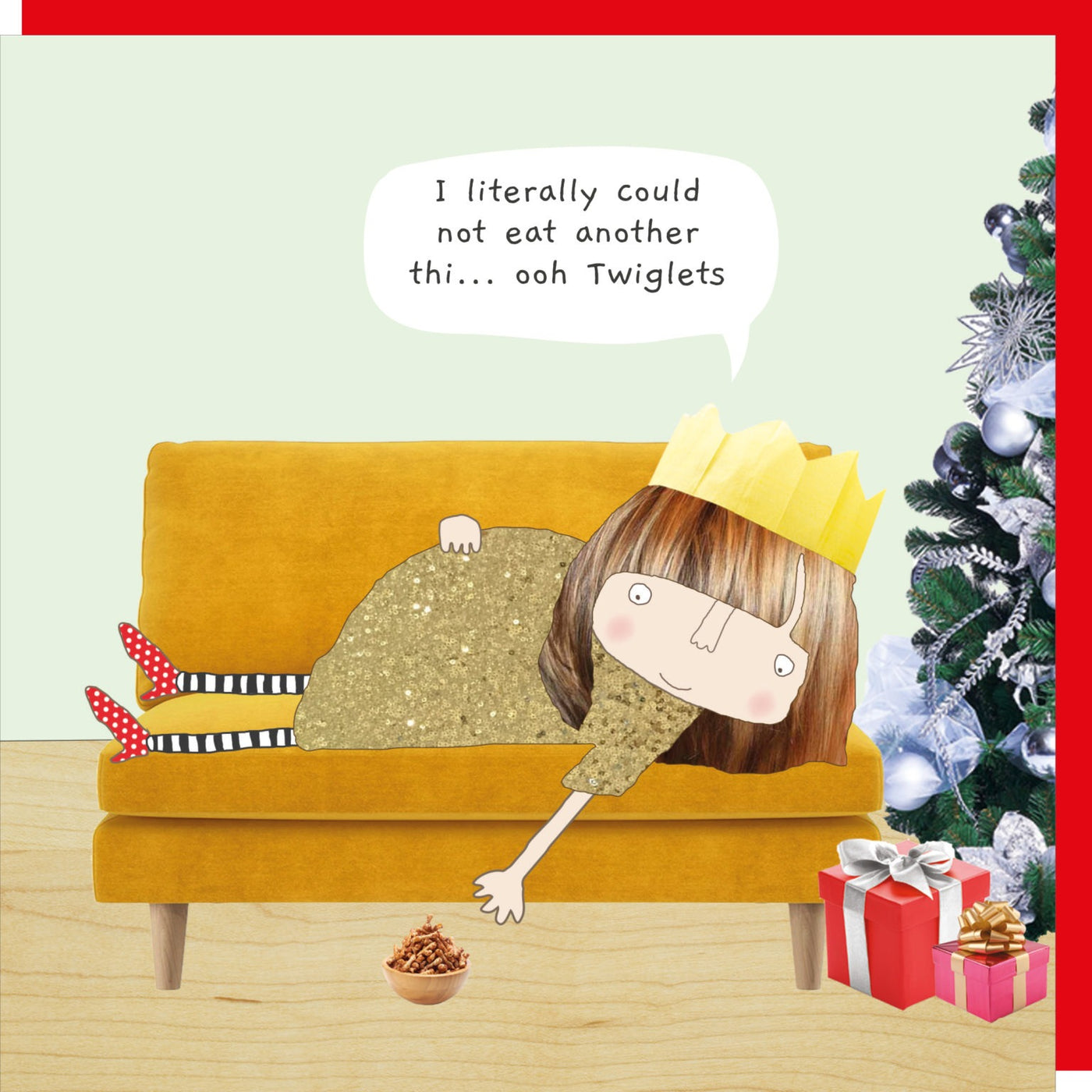 Rosie Made A Thing - Twiglets - Blank Christmas Card