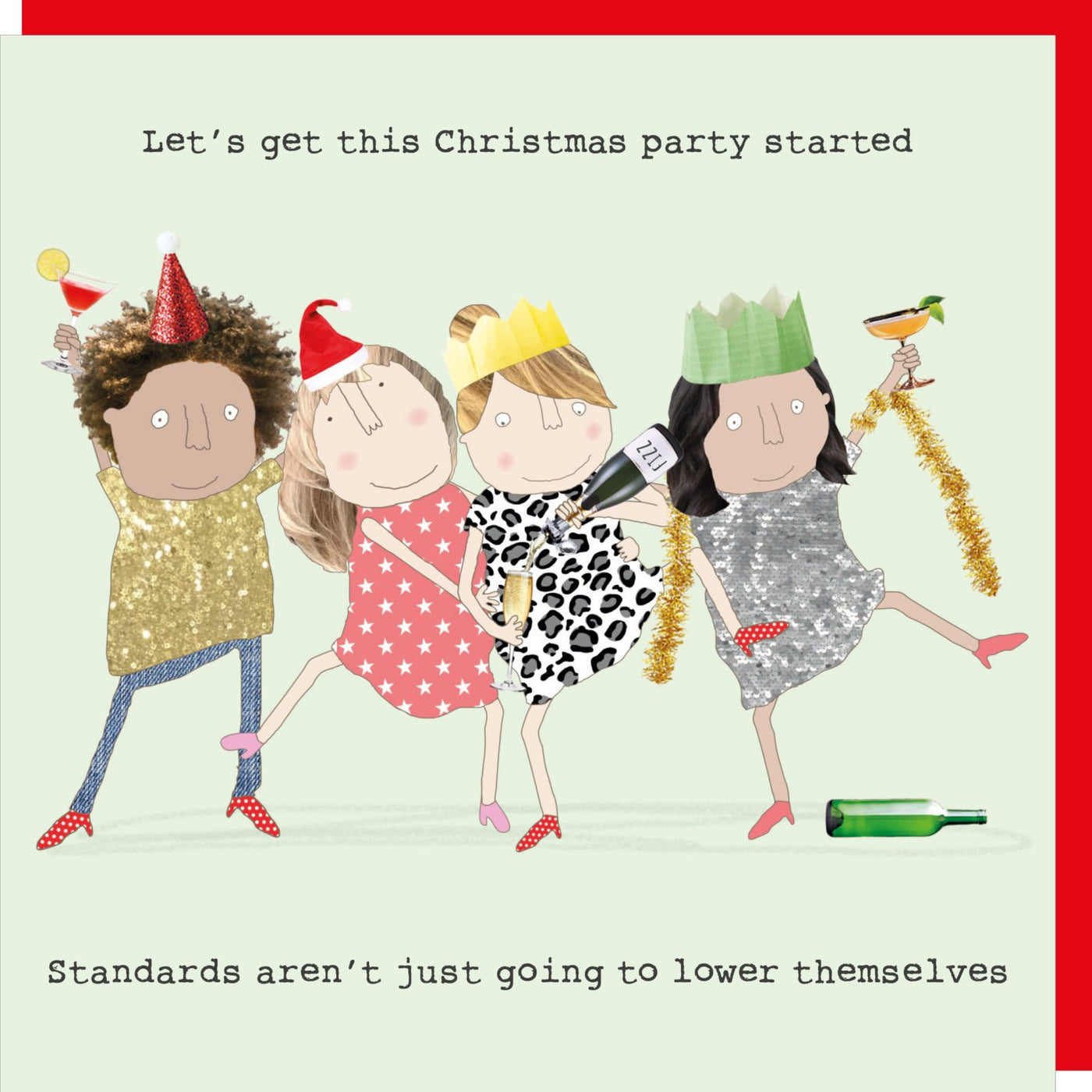 Rosie Made A Thing - Xmas Standards - Blank Christmas Card