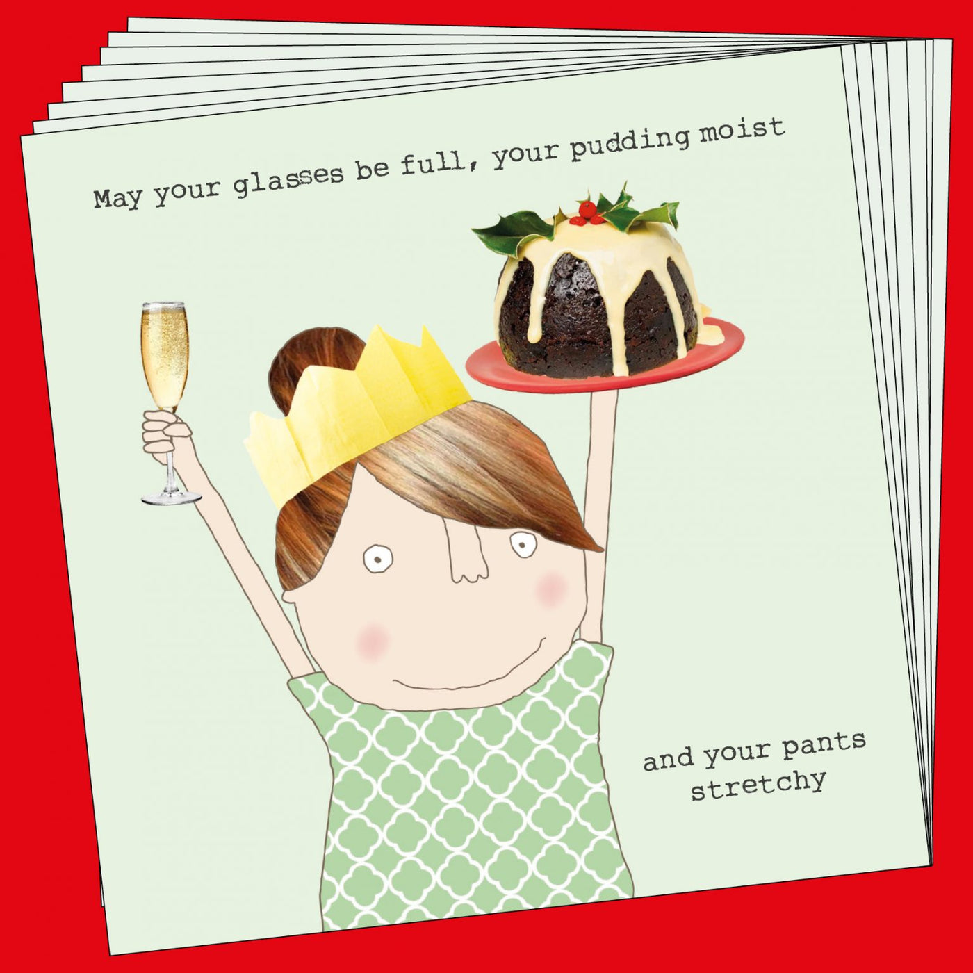 Rosie Made A Thing - Stretchy Pants Box - Pack of 8 Christmas Cards