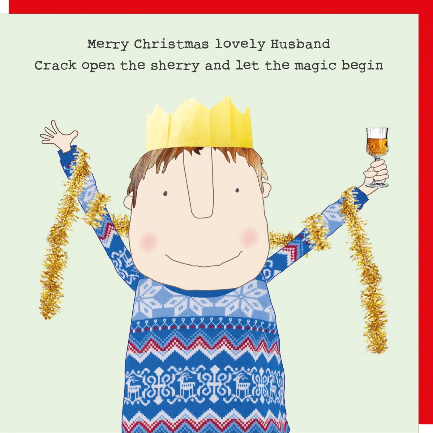 Rosie Made A Thing - Husband Sherry - Christmas Card