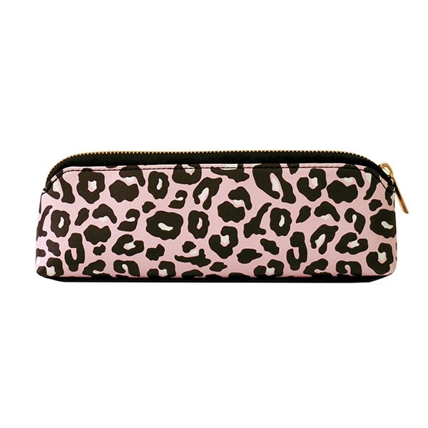 Alice Scott Pink Leopard Pencil Case