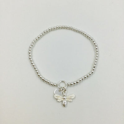 Gracee Jewellery Silver Bracelet with Silver Bee