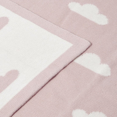 Katie Loxton Cloud Baby Blanket - Pink