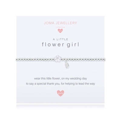 Joma Jewellery Girls A little Flower Girl Bracelet