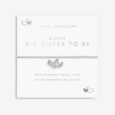Joma Jewellery GIRLS - Children's 'A Little Big Sister To Be' Bracelet