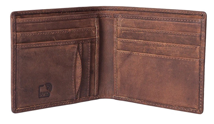 Mala Leather Cactus Leather Card Wallet (184 81) - Brown