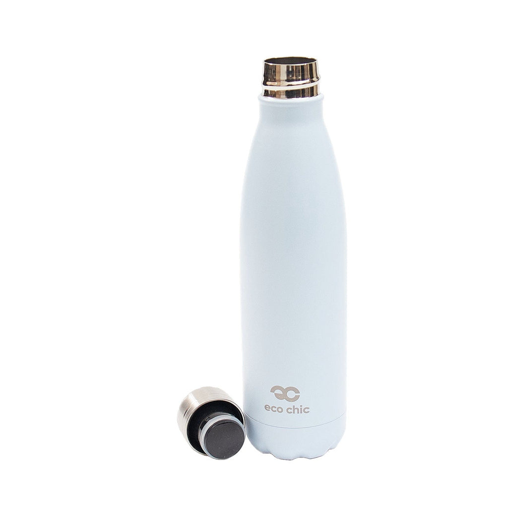 Eco Chic Thermal Flask 500ml - Plain- Blue/Grey