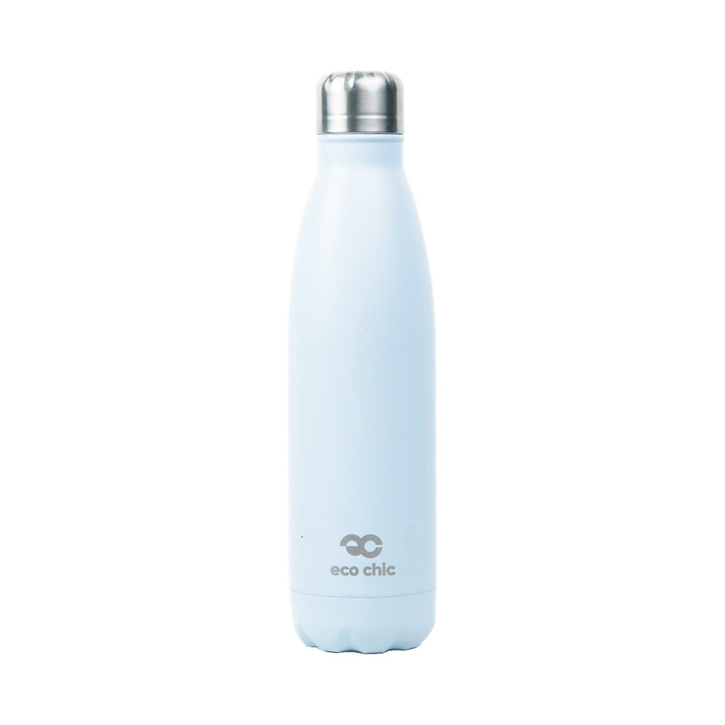 Eco Chic Thermal Flask 500ml - Plain- Blue/Grey