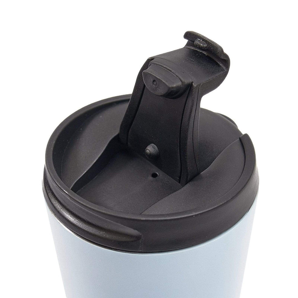 Eco Chic Thermal Coffee Cup - Plain- Blue/Grey