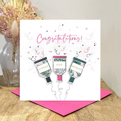 Congratulations Poppers Card