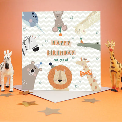 Fun Animal Birthday Card