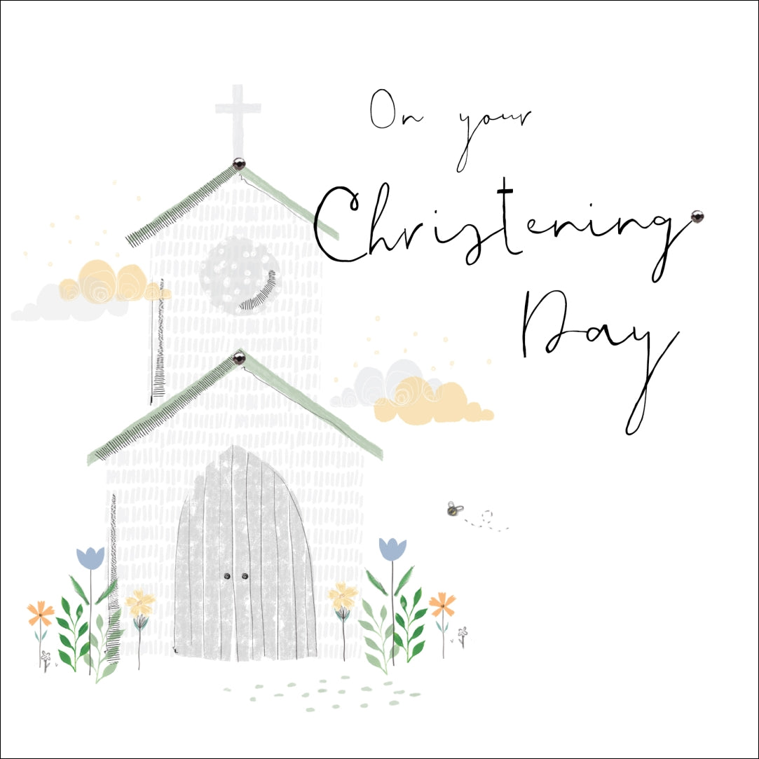 Christening Day Church Card