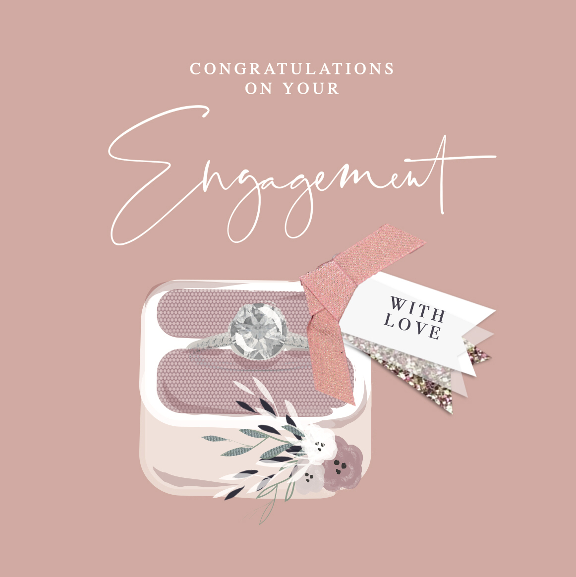 Congratulations on your Engagement Ring Card