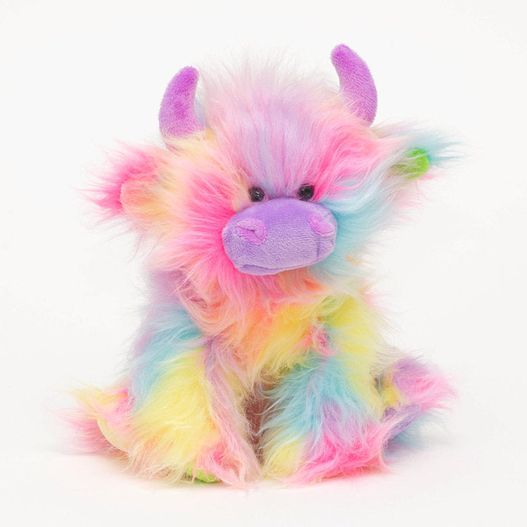 Jomanda Rainbow Highland Coo Small Soft Toy