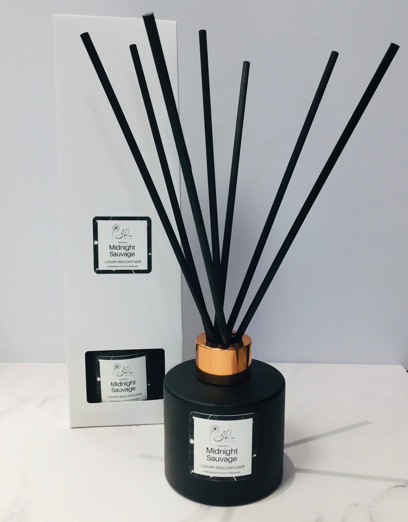 Jolu Boutique Inspired by Midnight Sauvage Reed Diffuser