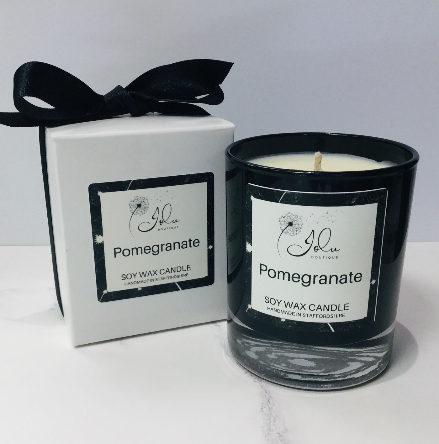 Jolu Boutique Pomegranate Soy Wax Candle