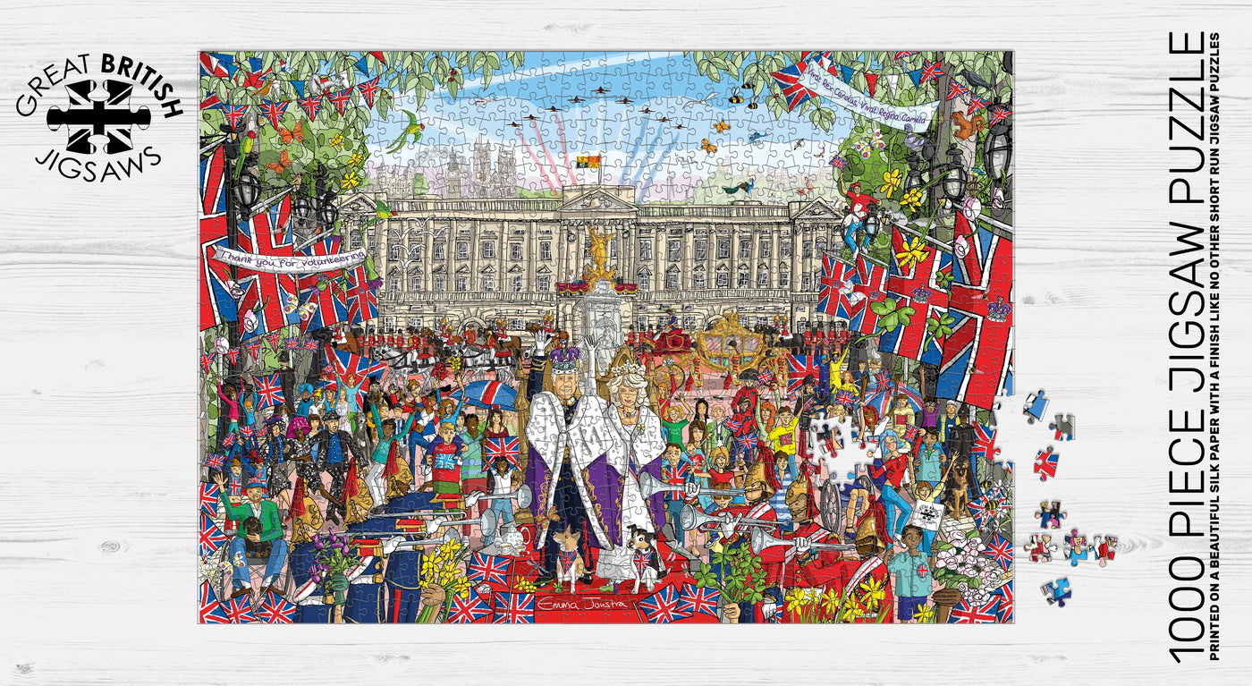 Emma Joustra 1000 piece Limited edition Jigsaw Puzzle - King Charles III Coronation
