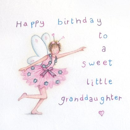 Berni Parker Blank Card - Happy Birthday Sweet Little Granddaughter