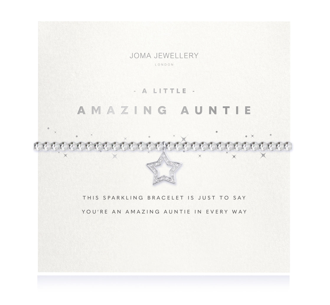 Joma Jewellery A Little Amazing Auntie Faceted Bracelet