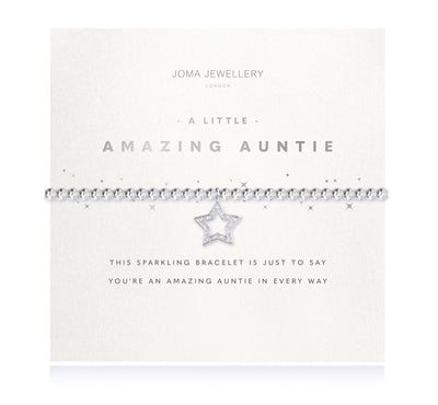 Joma Jewellery A Little Amazing Auntie Faceted Bracelet