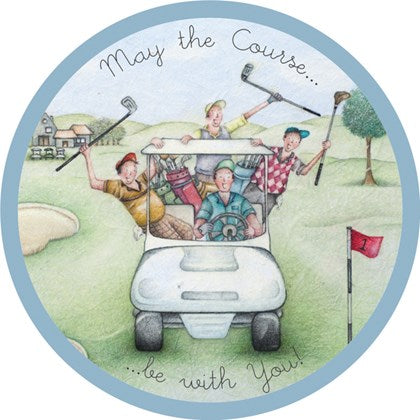 Berni Parker Coaster - May the Course Be With You Golfing