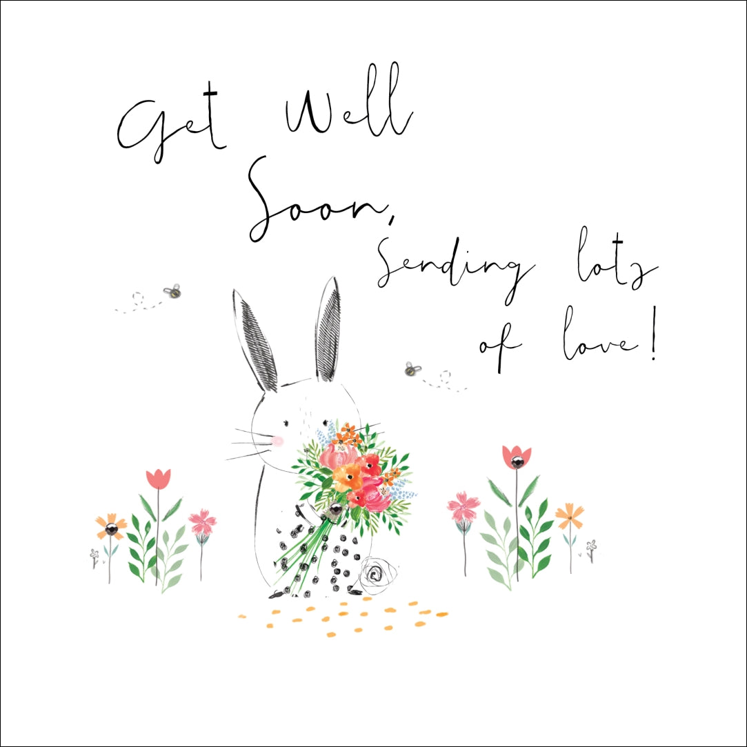 Get Well Soon Bunny Card