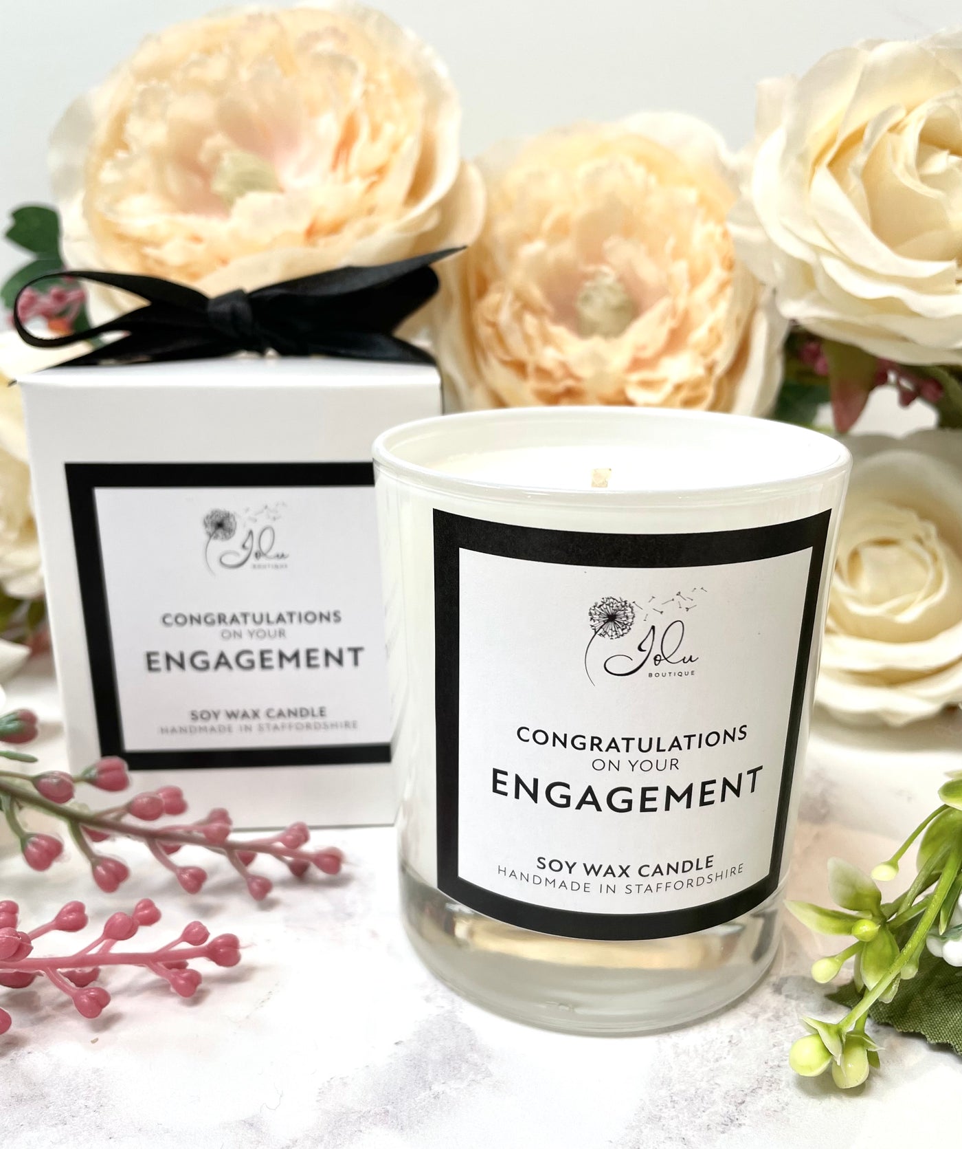 Jolu Boutique Sentiment Candle - Engagement