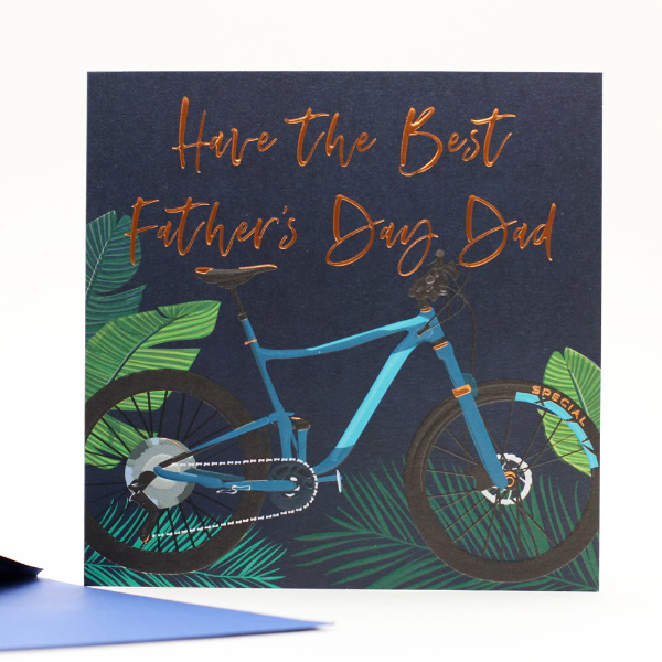Belly Button Happy Father’s Day Dad Bike Card