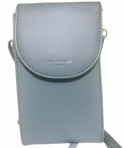 David Jones Phone Crossbody Handbag - Blue/Grey