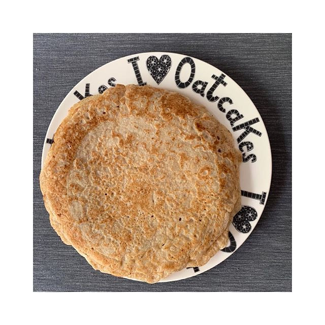 Moorland Pottery “I love oatcakes” Plate