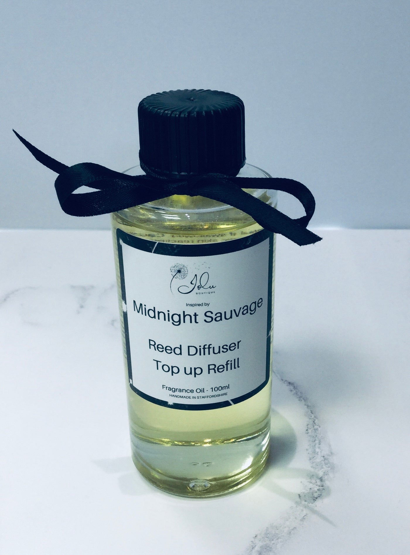 Jolu Boutique Midnight Sauvage Reed Diffuser Top Up Oil
