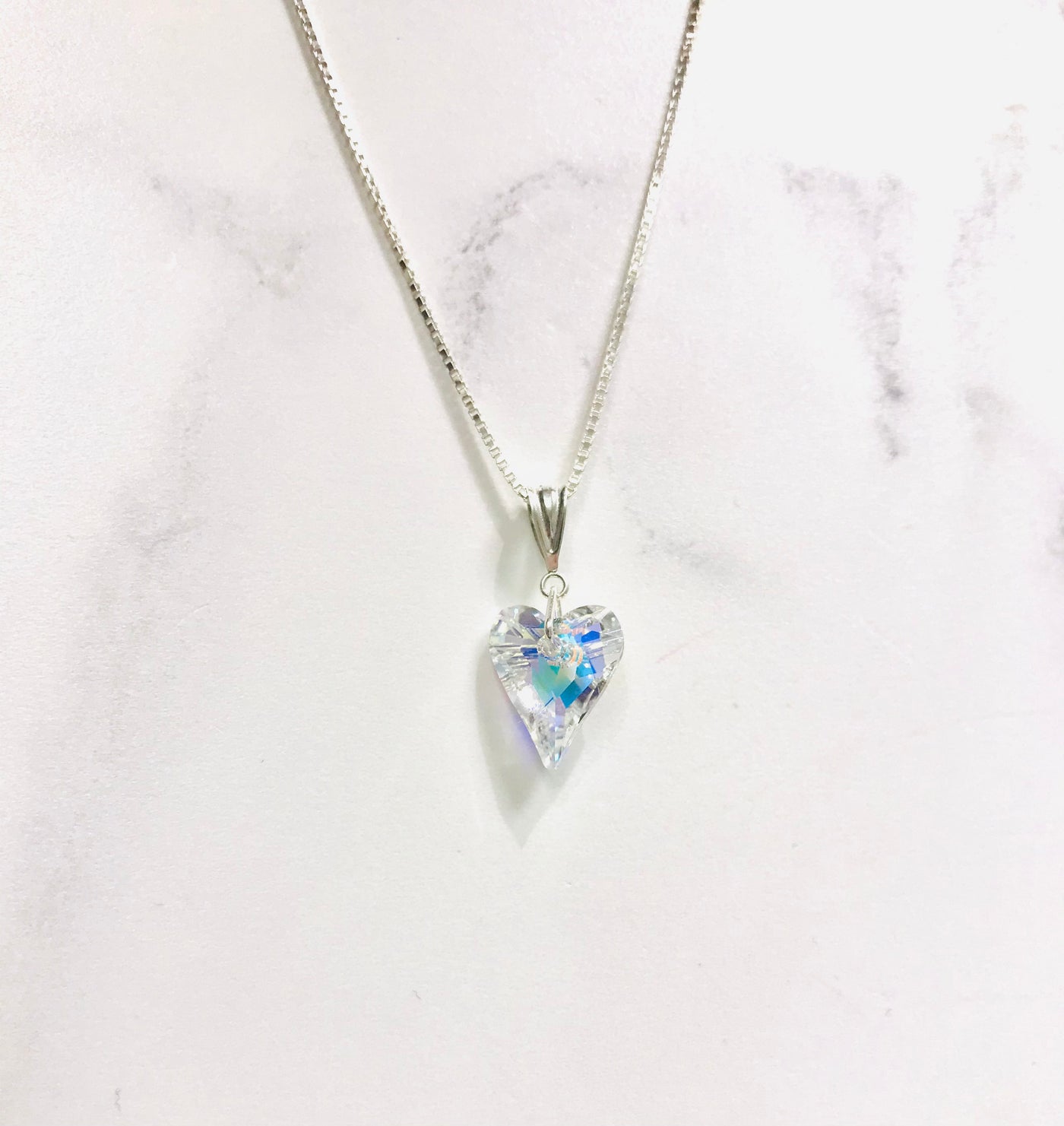 Swarovski Wild Heart Pendant -Crystal AB