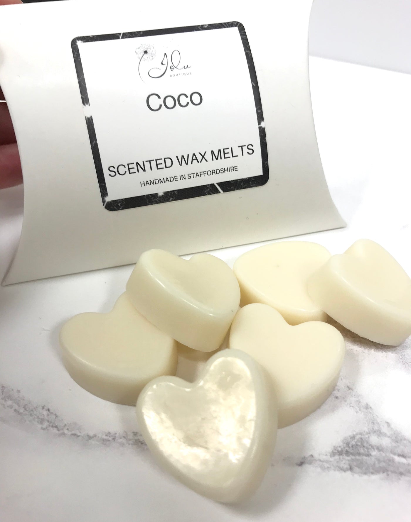 Jolu Boutique Coco Soy Wax Melts - Pack 6 Hearts