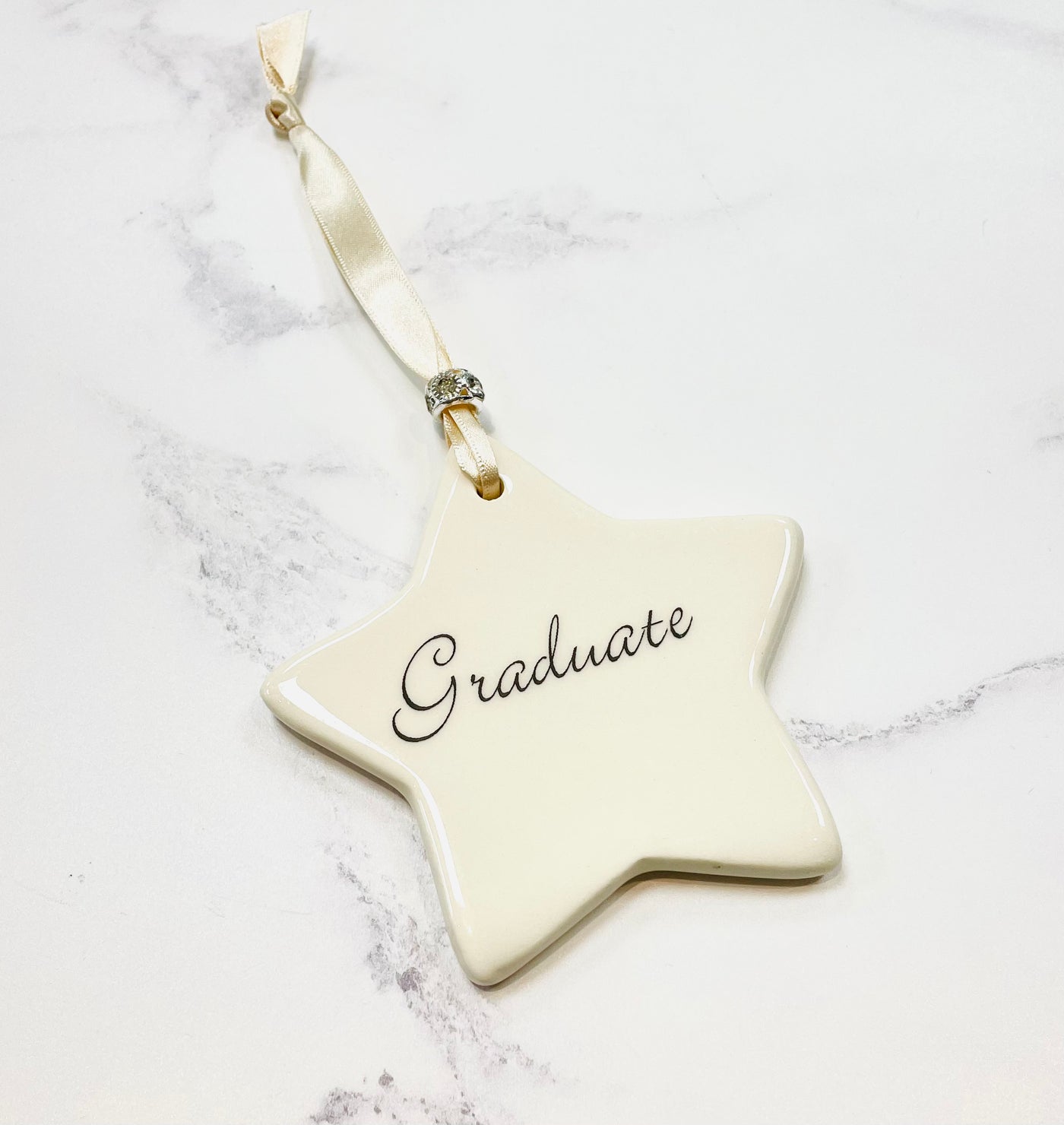 Dimbleby Ceramics LARGE Sentiment Hanging Star - Graduate