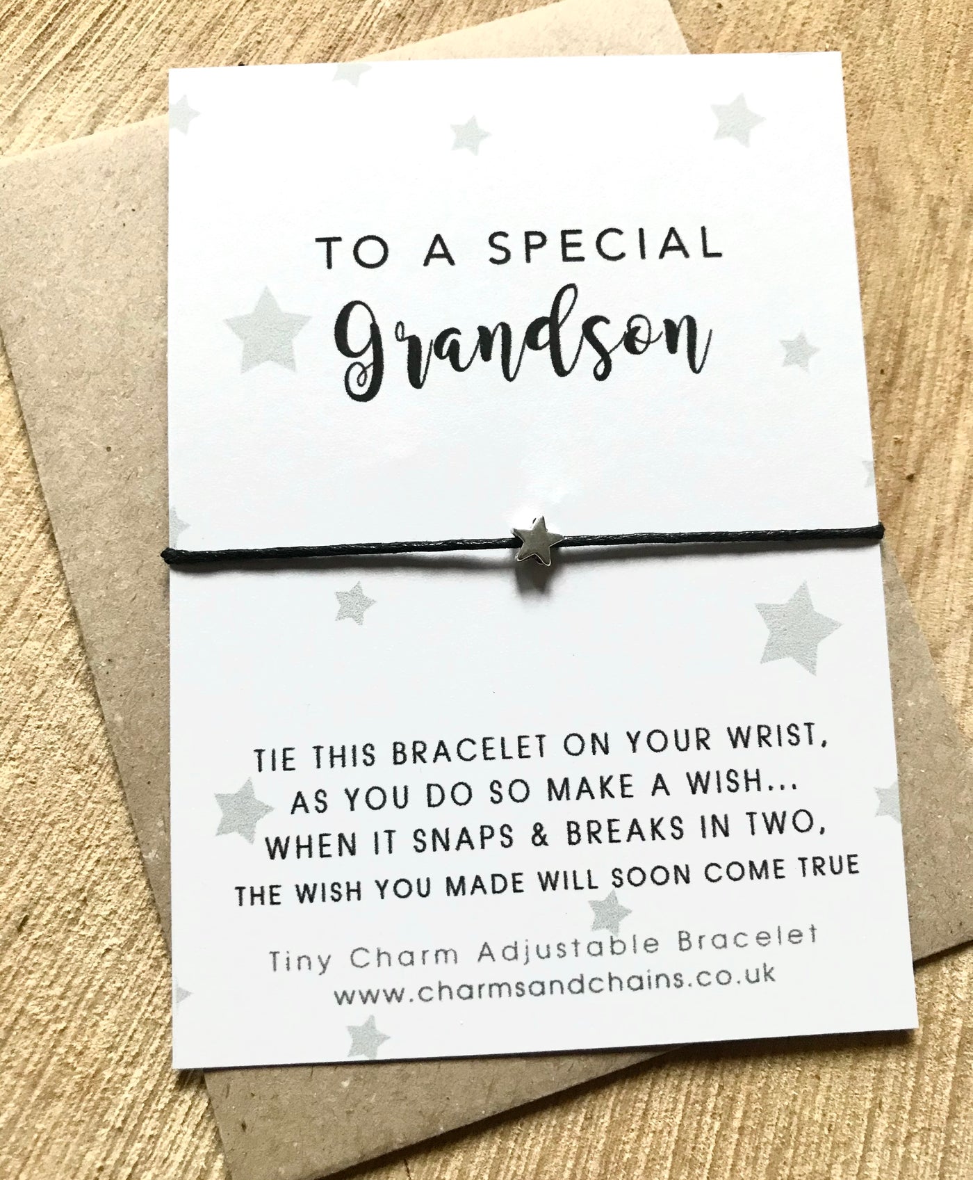 Special Grandson Wish Bracelet