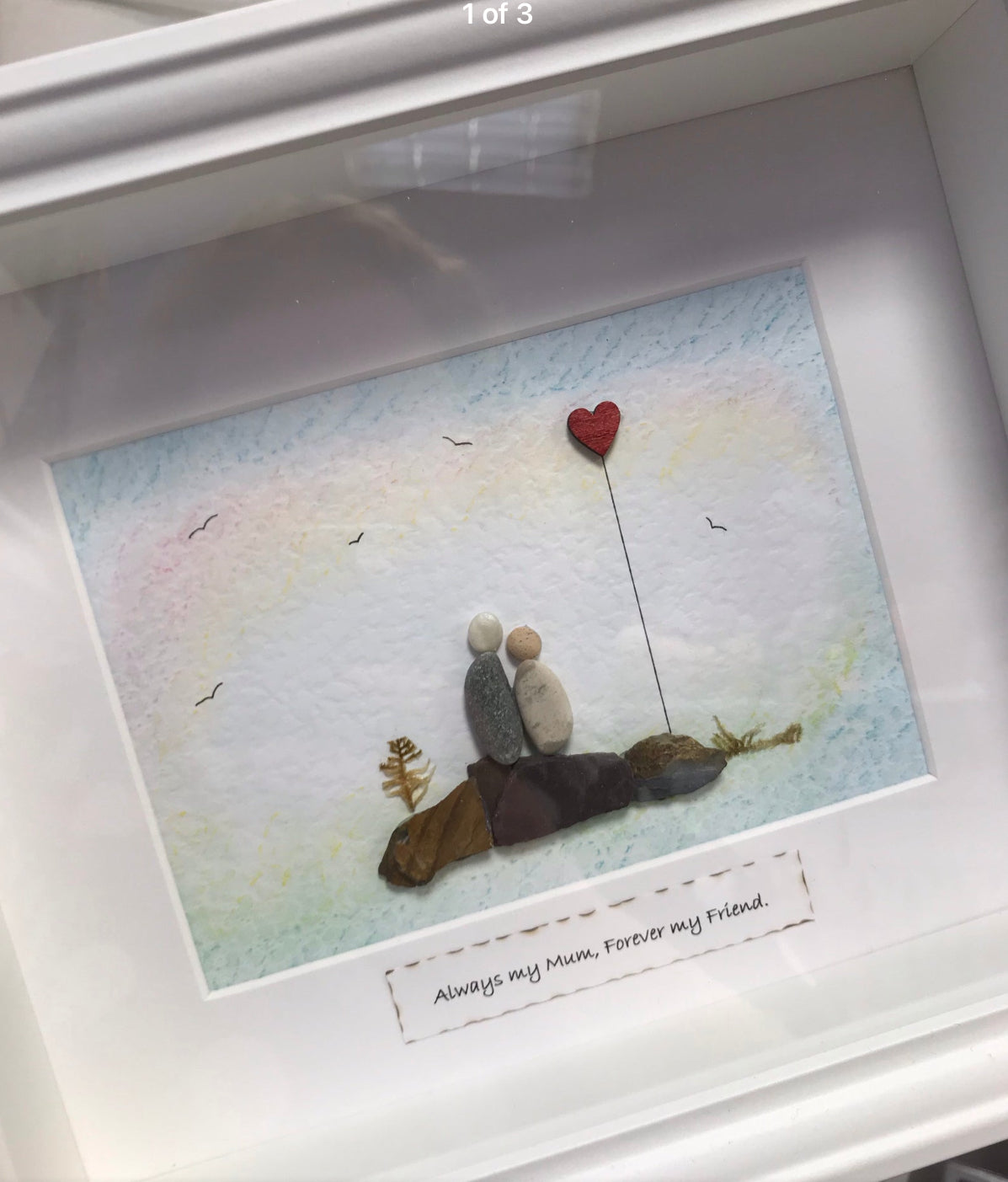 BESPOKE Framed Pebble Picture - Any Occasion Personalised