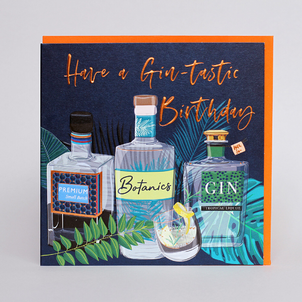 Belly Button Have a Gin-tastic Birthday Card