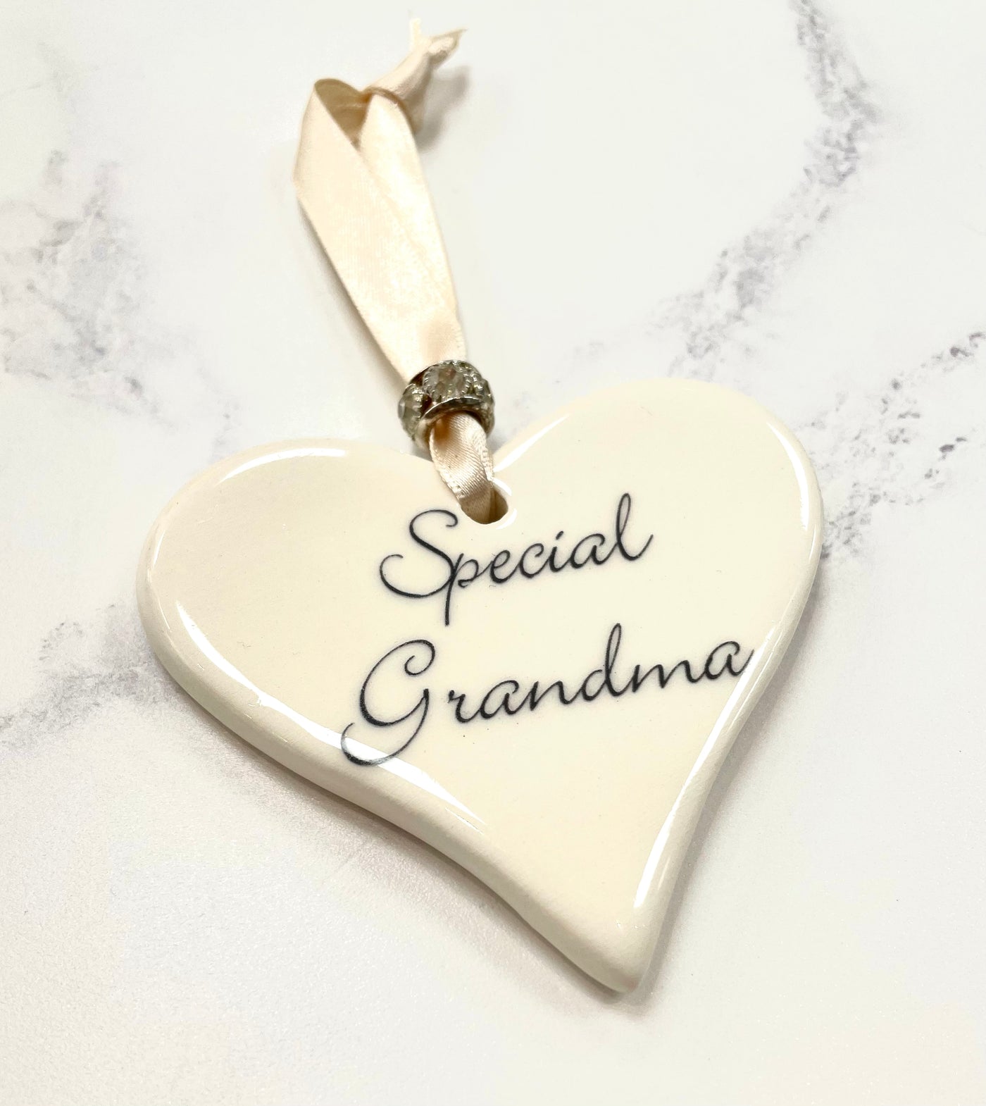 Dimbleby Ceramics Sentiment Hanging Heart - Special Grandma