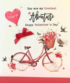The Handcrafted Card Company You Are My Greatest Adventure Valentines Card