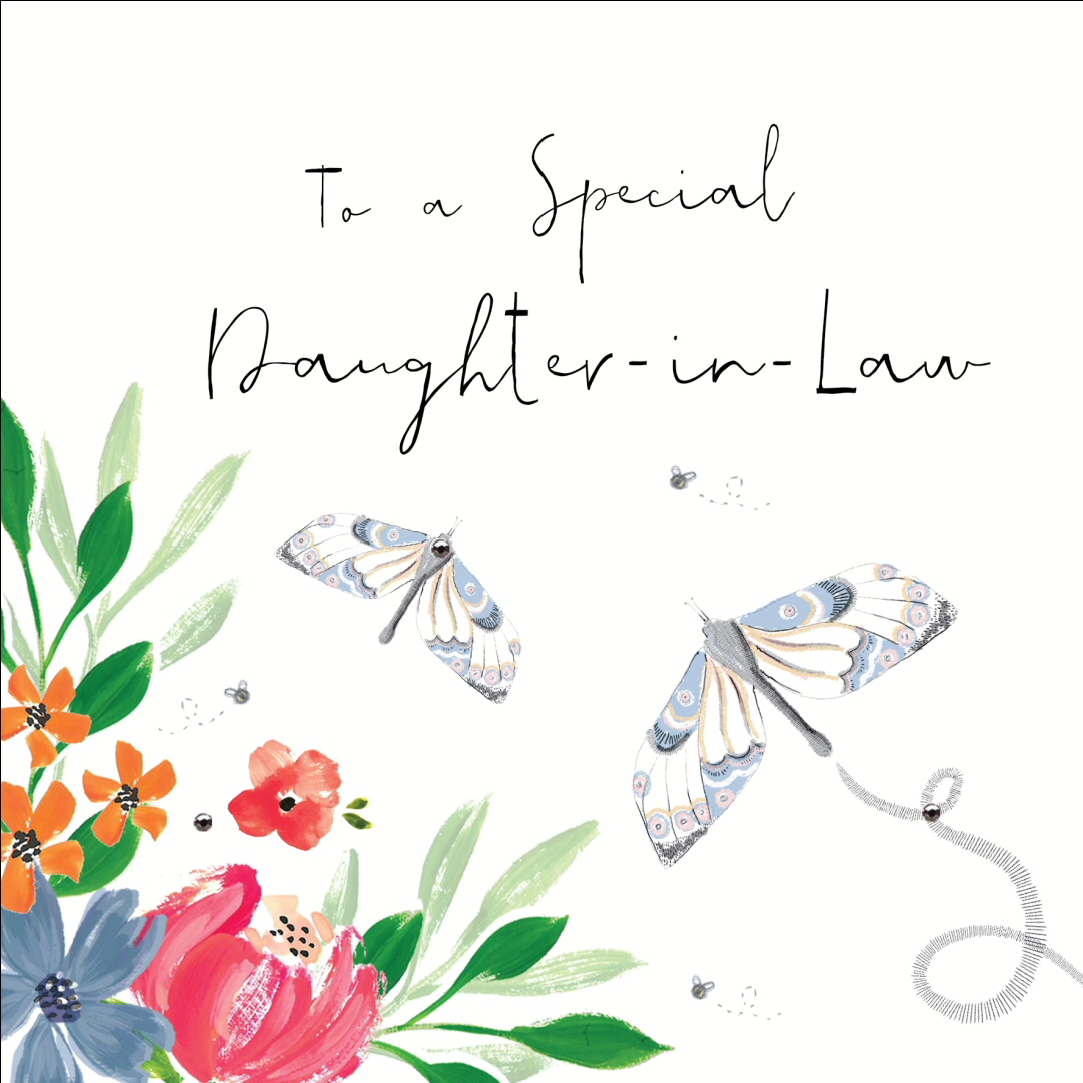To a Special Daughter-in-Law Butterfly Card