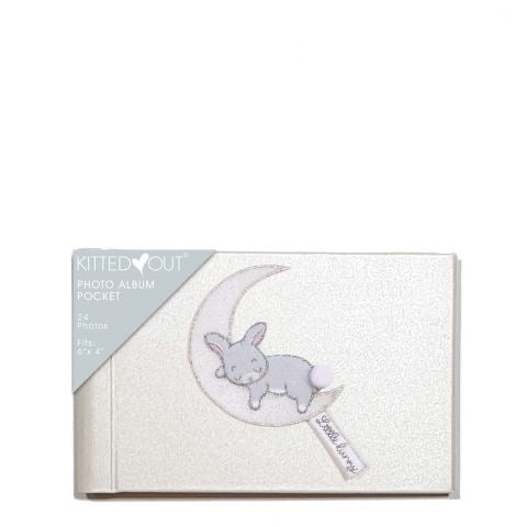Kitted Out Bunny 6 x 4” Pocket Photo Album