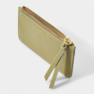 Katie Loxton Isla Coin Purse & Card Holder - Olive Green