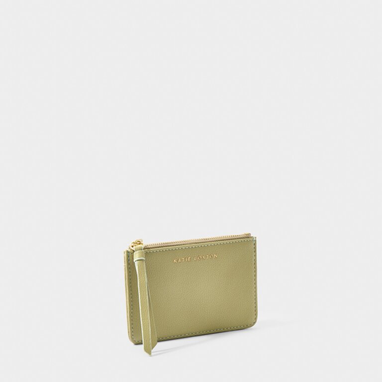 Katie Loxton Isla Coin Purse &amp; Card Holder - Olive Green