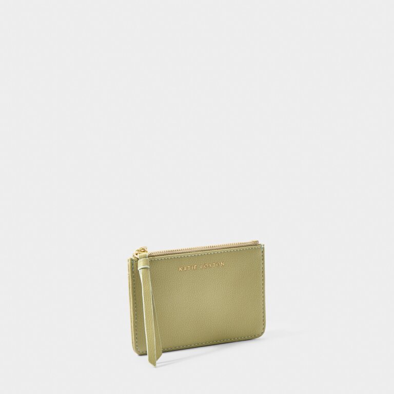 Katie Loxton Isla Coin Purse & Card Holder - Olive Green